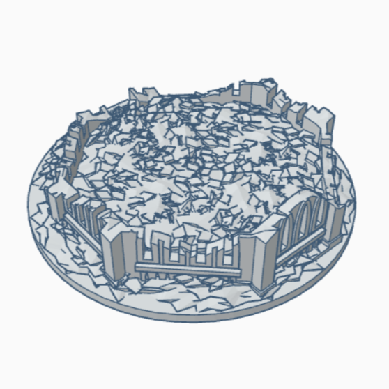 Gothic Destroyed Building 16 (124-131) GD015